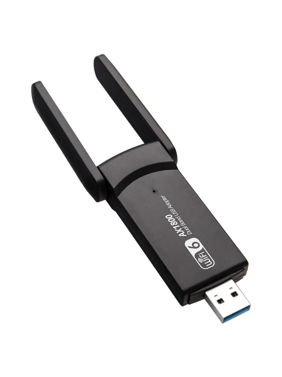 Bilişim Burada USB Wifi 6 Adaptörü AX1800 Mbps Kablosuz USB Ağ Kartı USB Dongle Dual Band AX1800 Wifi 6 Reseptör